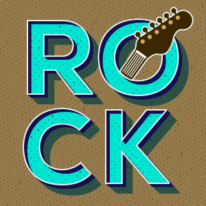 Carte univers rock